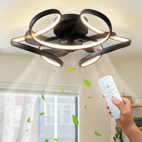 Small Modern Ceiling Fan With Remote