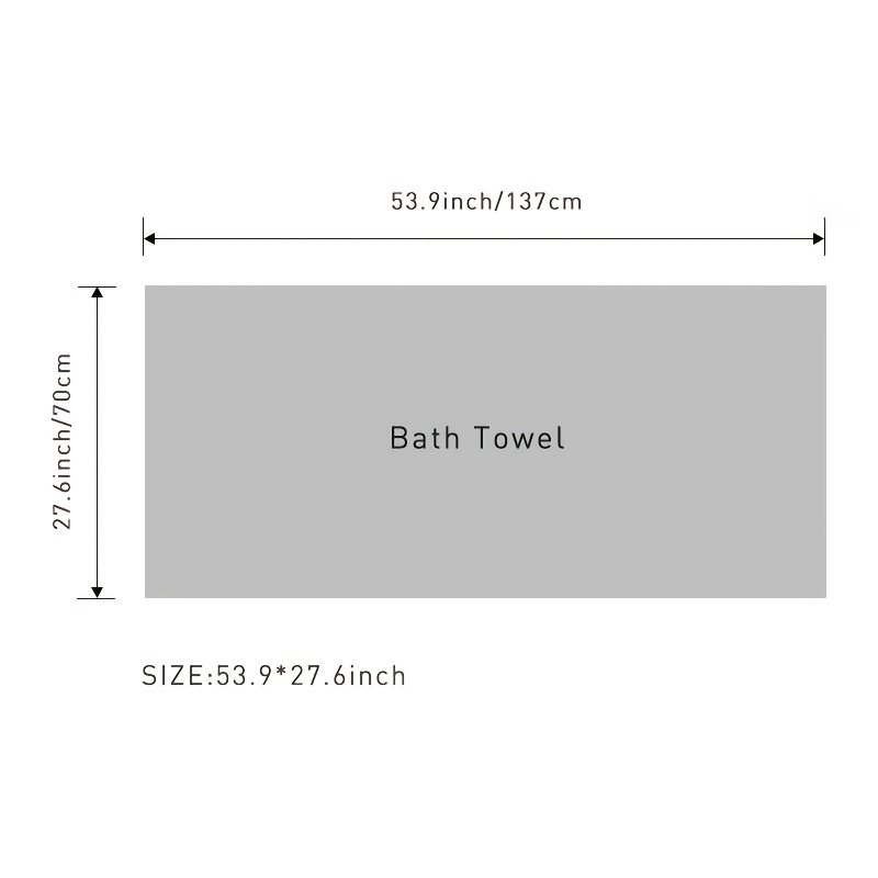 Bath towel size online in cm