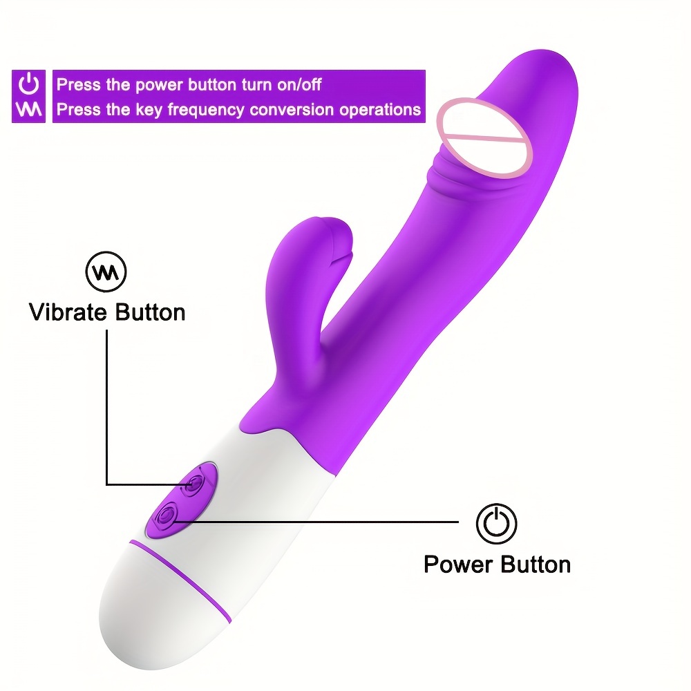 30 Speed G spot Dildo Rabbit Vibrator Dual Vibration Temu Canada