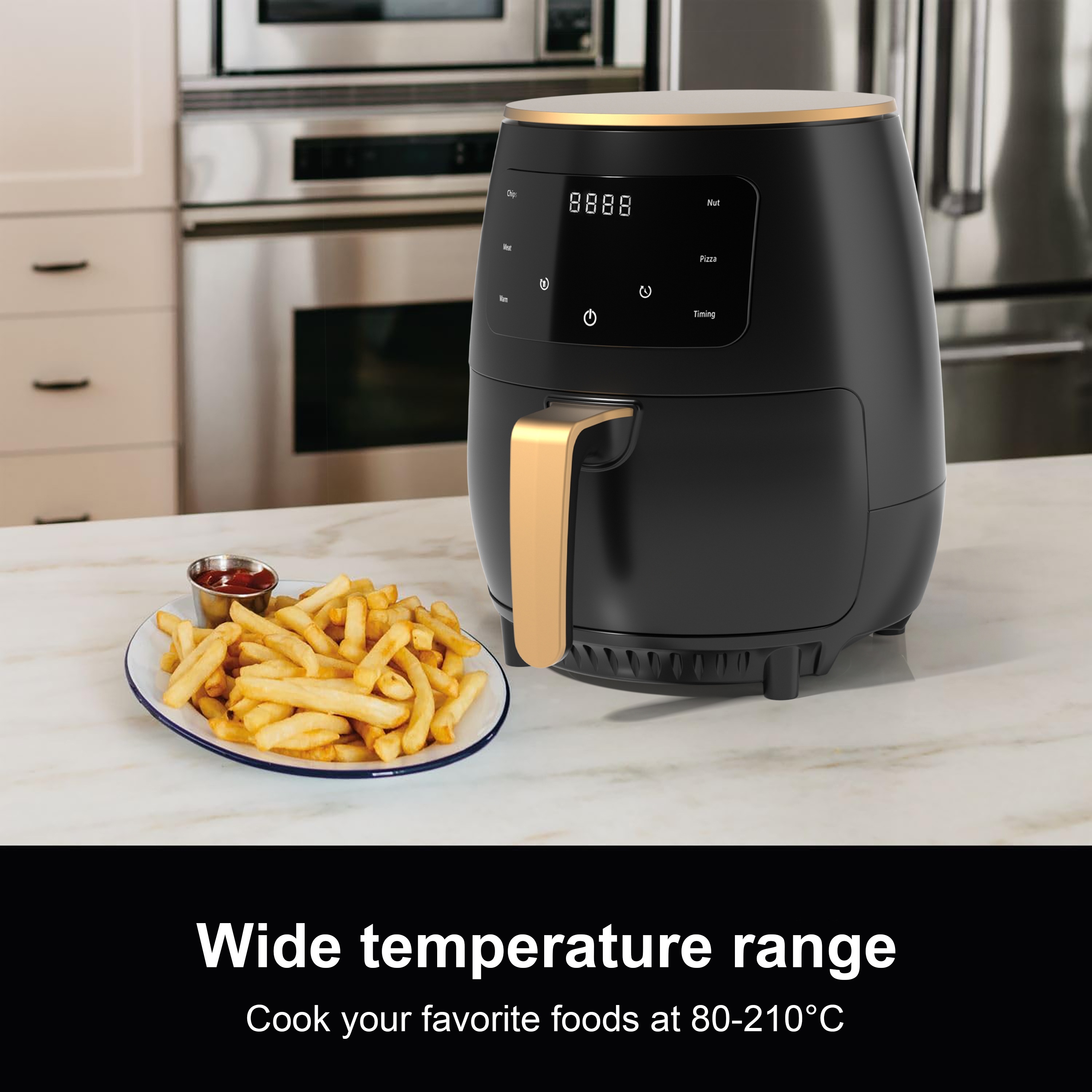 Air Fryer Large Capacity, Household Multifunctional Electric Airfryer