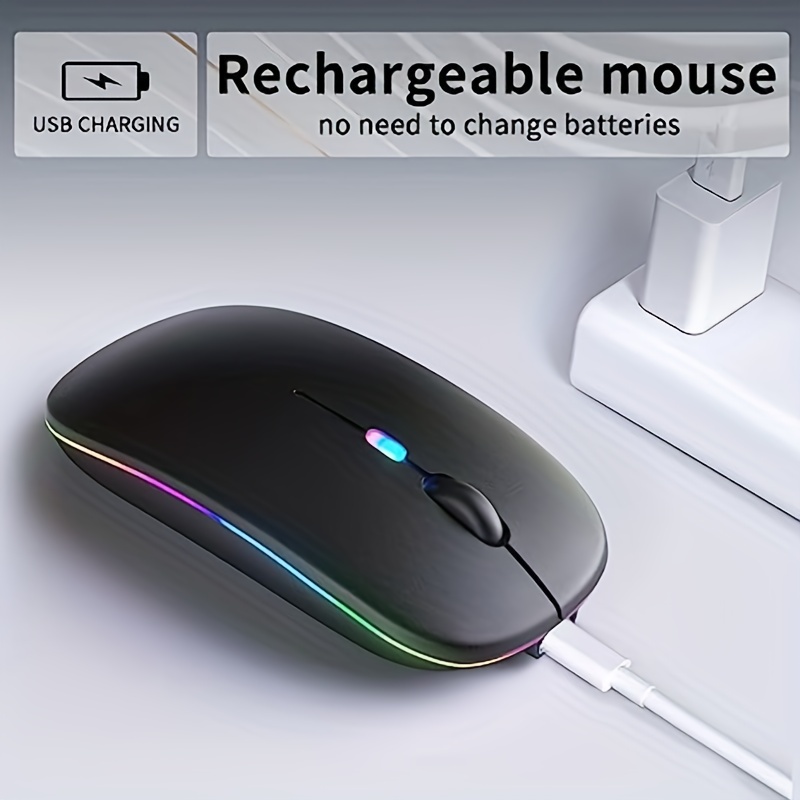 Small Quiet Wireless Mouse Portable Plug Play Usb Mouse For - Temu