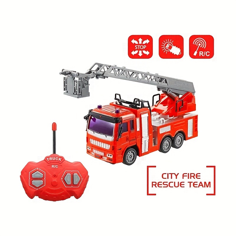 Wireless remote control 2024 fire truck