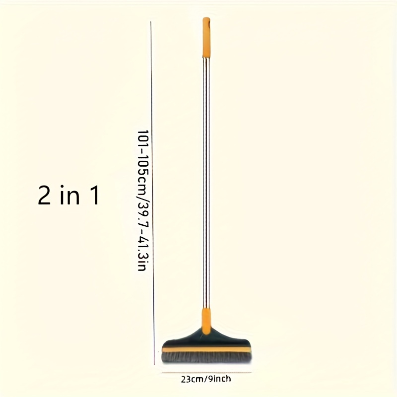 1pc Cleaning Brush With Long Handle Adjustable Cleaning Brush Crevice  Cleaning Brush With Squeegee For Bathroom Toilet