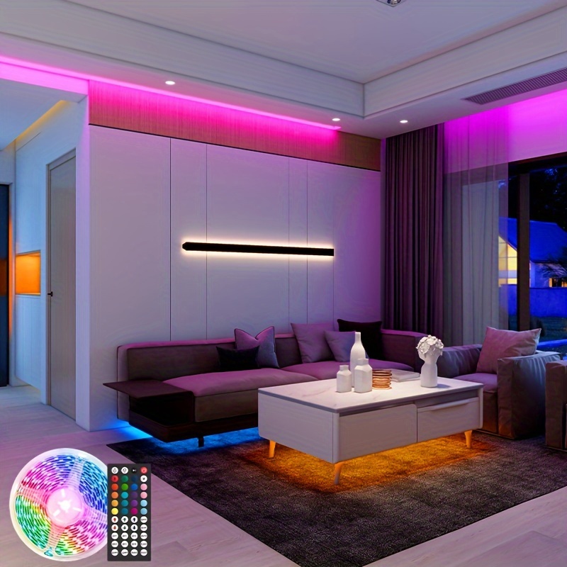 Tiras LED Luces Decoracion RGB Para Cuarto Habitacion Kit Sala 100