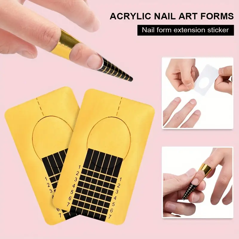 professional acrylic nail kit polymer crystals for nails small tips with acrylic gel polisher and nail artist decorations compact handheld led lamp included details 2