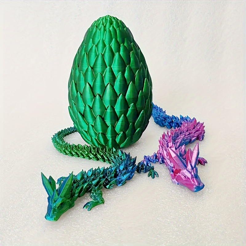 1pc 3d Printing Storage Dragon Eggs, Home Decoration Creative 3d 