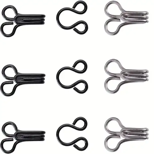40 Set Bra Hooks And Eyes Sewing Hooks And Eyes Closure Metal Hook And Eye  Latch For Clothing For Bra Clothing Skirt Sewing Diy Craft - Arts, Crafts &  Sewing - Temu