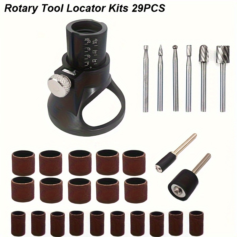 Woodworking Locator Routing Router Drill Bits Set Rotating - Temu