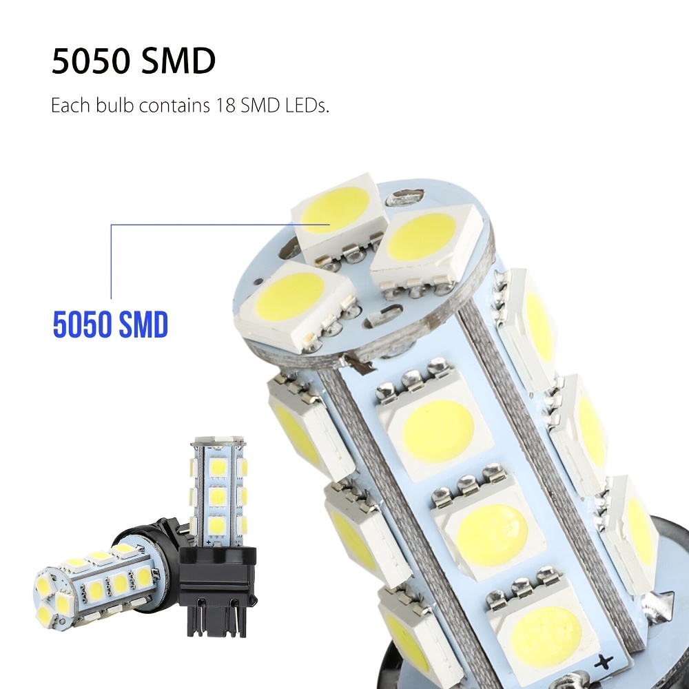 Nuevo 4 Uds 1157 33 Smd Luces Freno Led Coche Blancas - Temu Chile