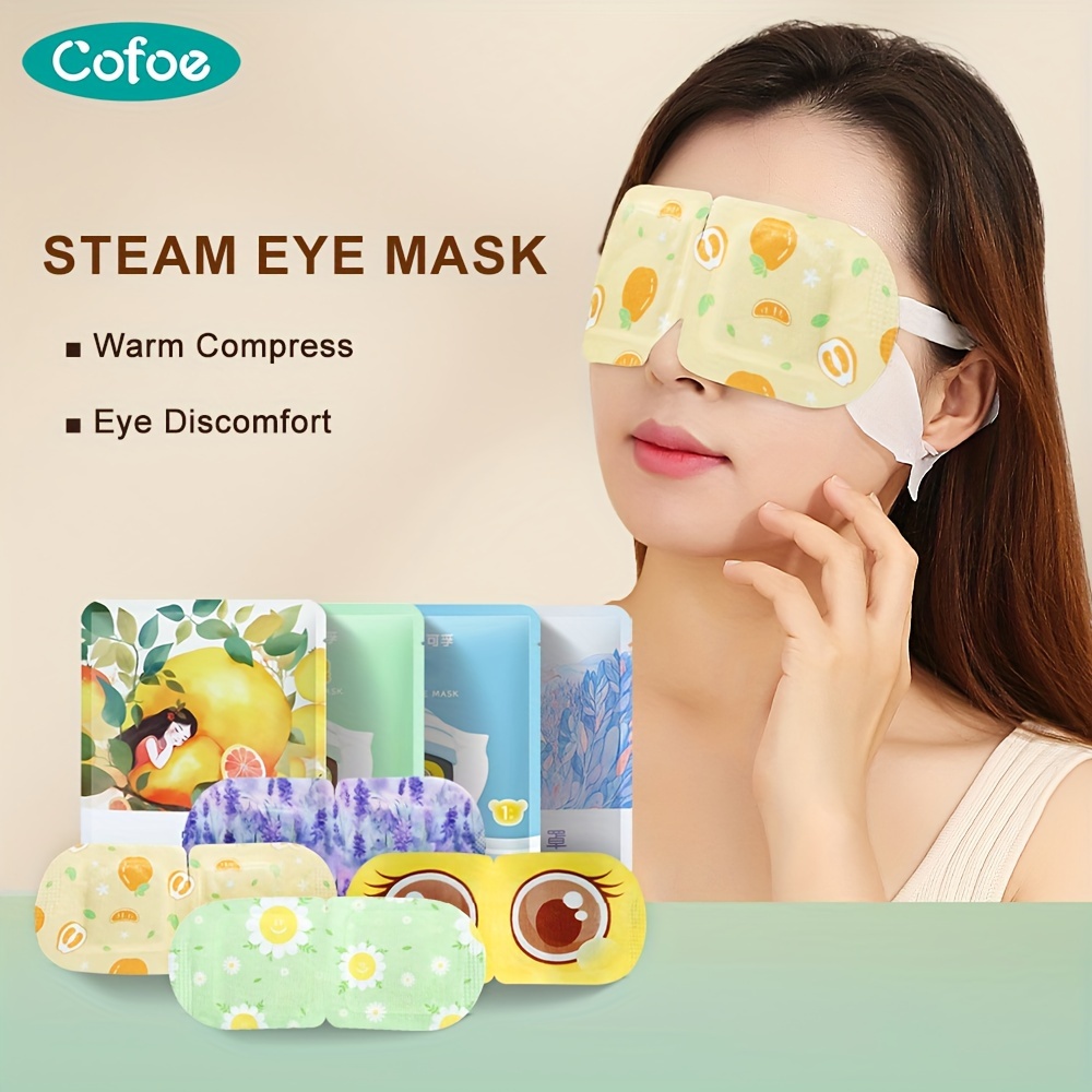 Warm compress eye clearance mask