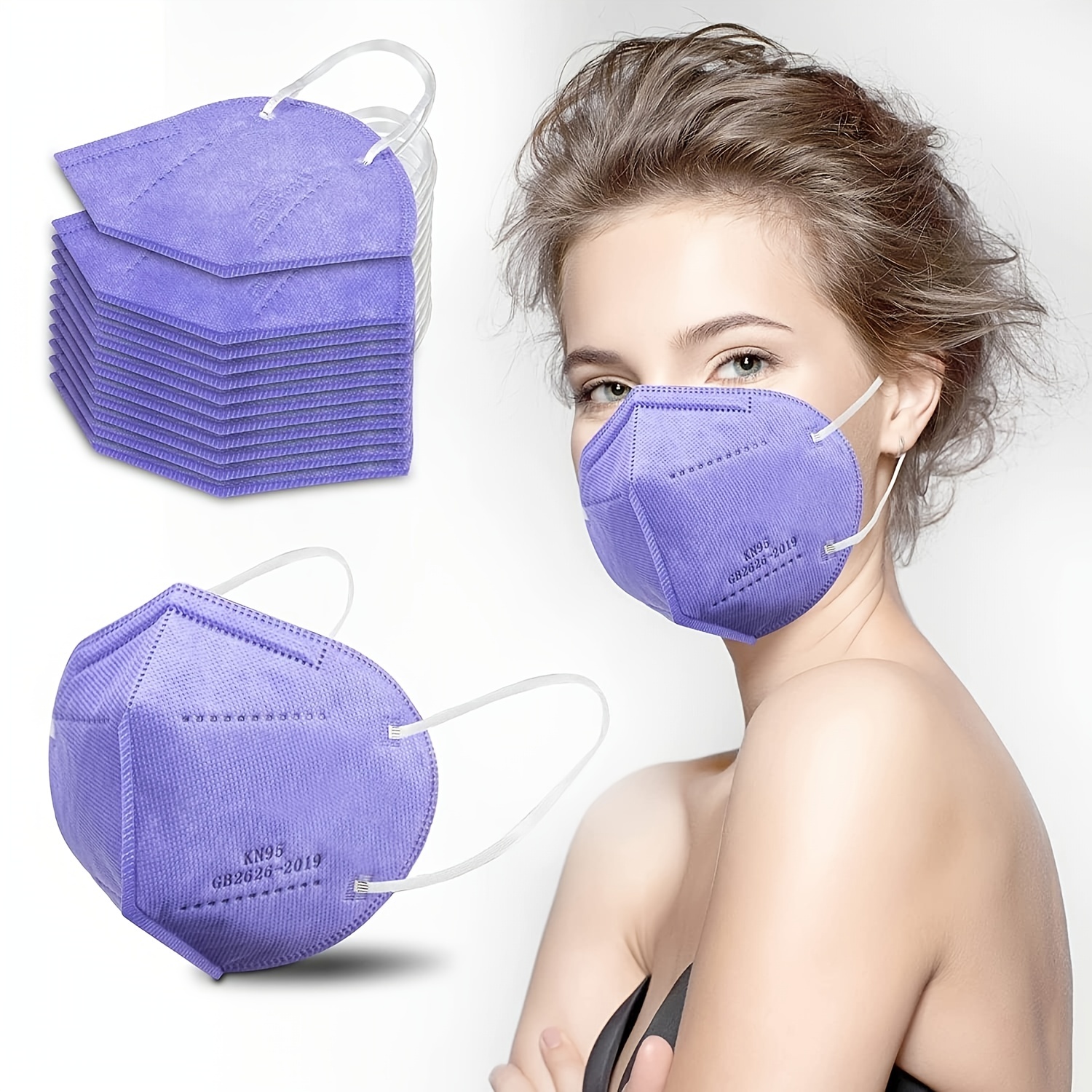 Lot de 3 masques anti-poussière, réutilisables et lavables pour  l'extérieur, unisexe, pour usage personnel