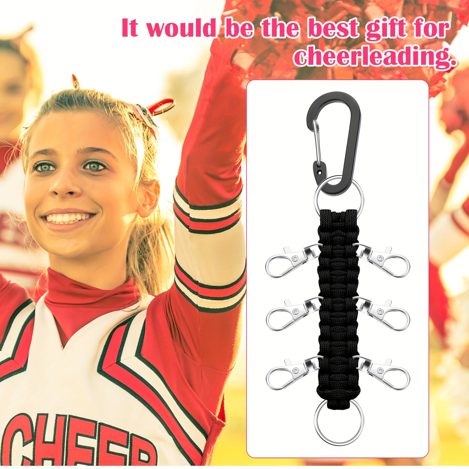 Cheer Bow Holders For Cheerleading Gifts Backpack Keychain - Temu