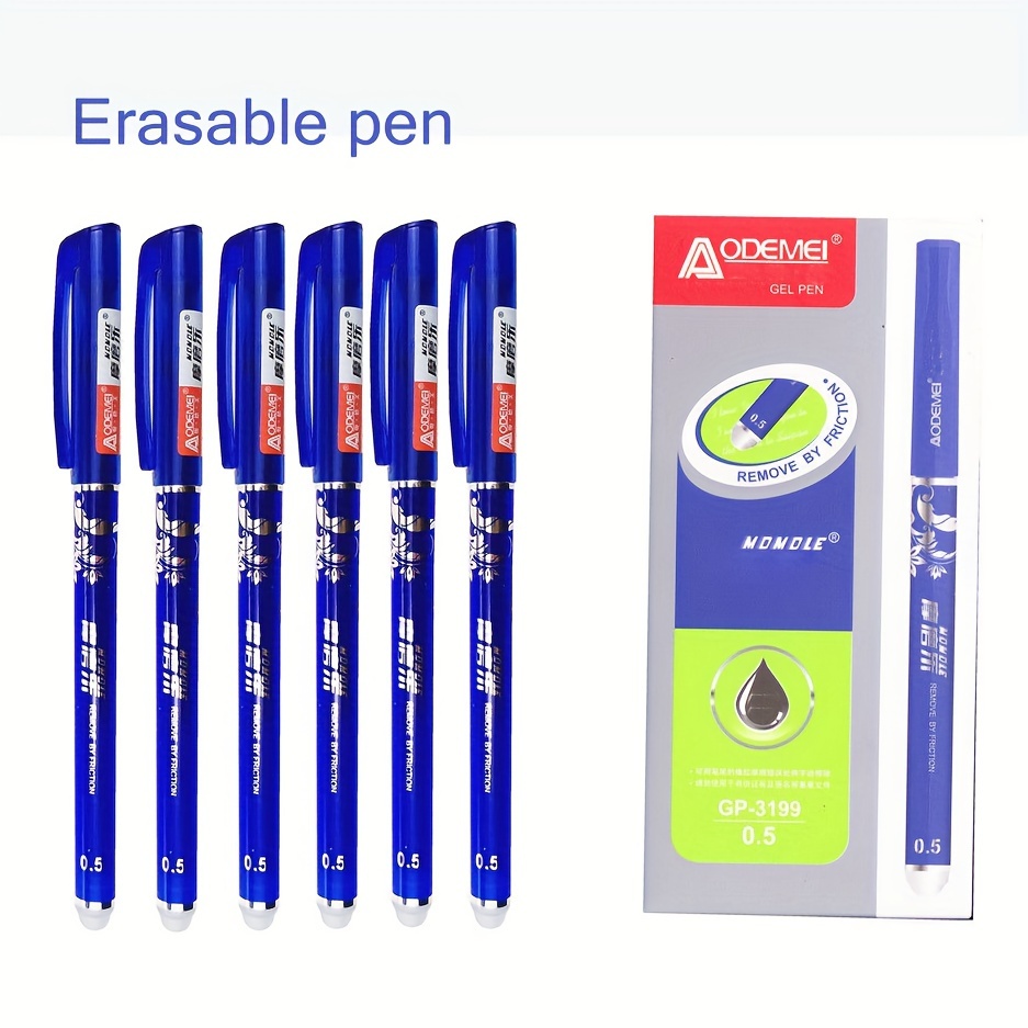 Blue Erasable Gel Pens Perfect For Students Office - Temu
