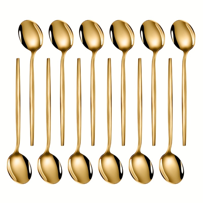 Golden Tasting Spoons