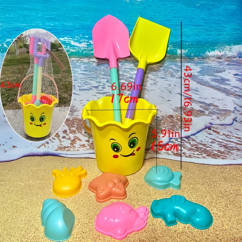 Collapsible Beach Bucket Set For Kids - Foldable Sand Bucket & Shovels,  Perfect For Beach Travel! - Temu Croatia