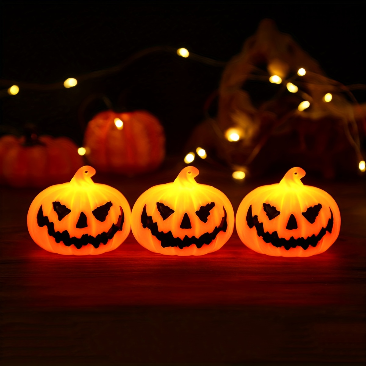 Led Lighted Pumpkin Jack-o-lantern, Halloween Party Decoration ...