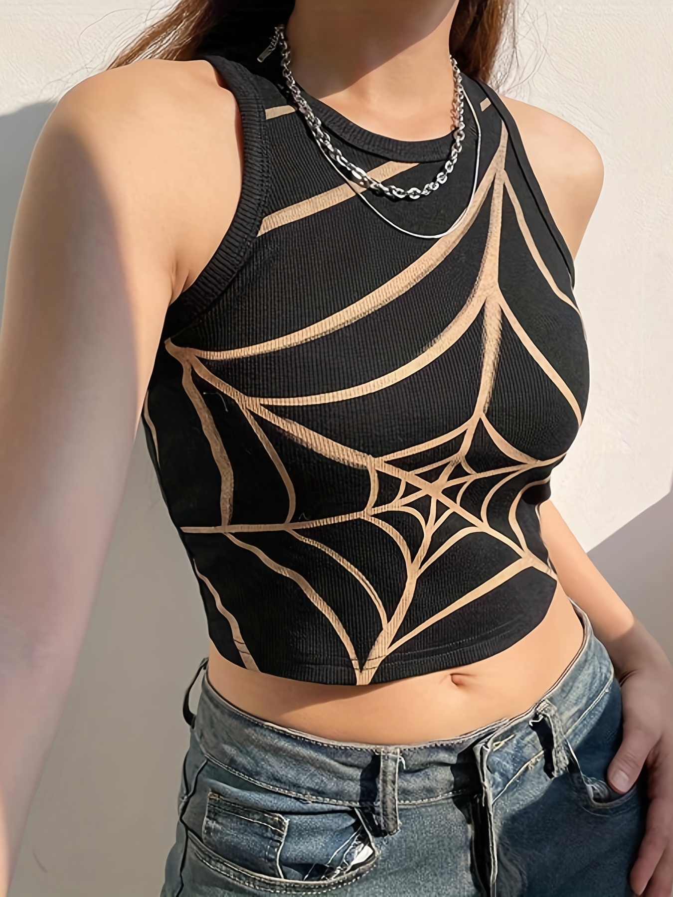 Spider Web Tank Top, Fitted Tank Top, Athletic Tank Top,fitted Tank Tops  for Women,yoga Tank Top,workout Tank Top,gym Tank Top, Spider Woman -   Canada