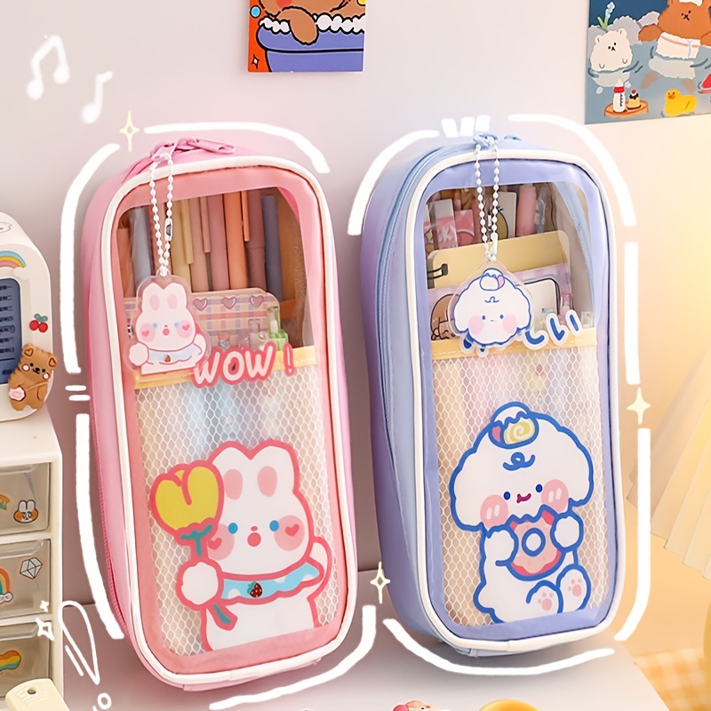 1pc Large Creative Kawaii Pencil Case For Boys And Girls, Storage