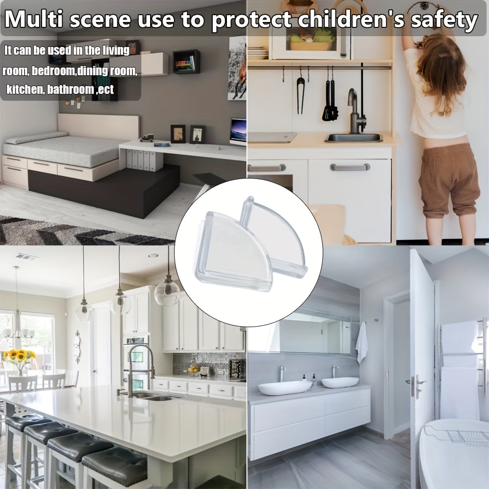 8 Pack Corner Cushion Protector Child Table Edge Baby Safety Desk Guar —  AllTopBargains