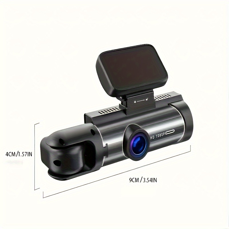 Dash Camera Front And Inside 3.16inchdash Cam 1080p G Sensor - Temu