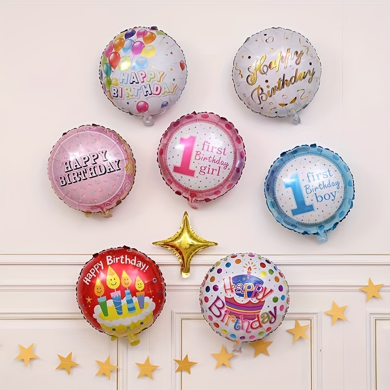 Globos de Cumpleaños Futbol, Kit de 46 piezas de globos metalicos y latex, Facil montaje para fiesta en casa, oficina o exteriores, Happy Birthday  en Español