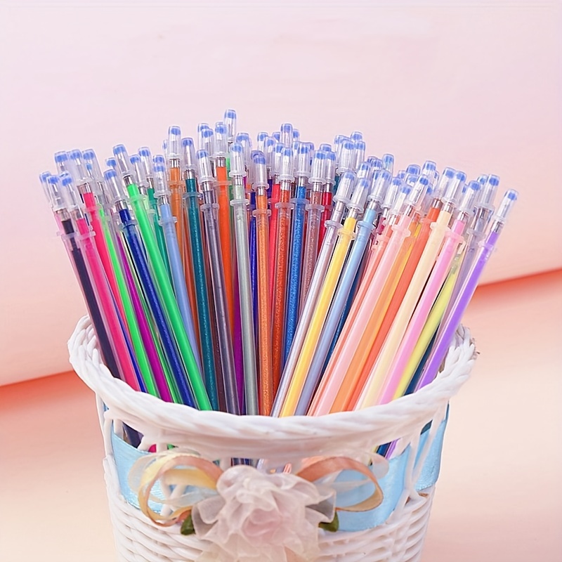 12 Kinds Of Colors Ballpint Gel Pen Highlighter Filling - Temu
