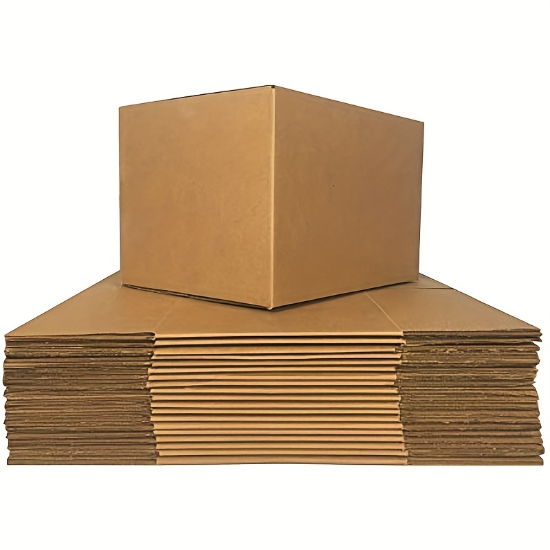 10 pack Cajas Mudanza Grandes 20l X 20w X 15h Caja Cartón - Temu