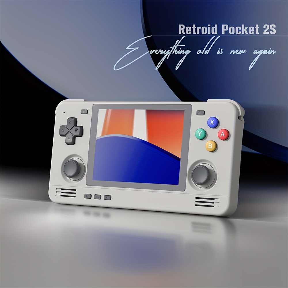 New Retroid Pocket 2s Touch Screen Handheld Game Player For - Temu