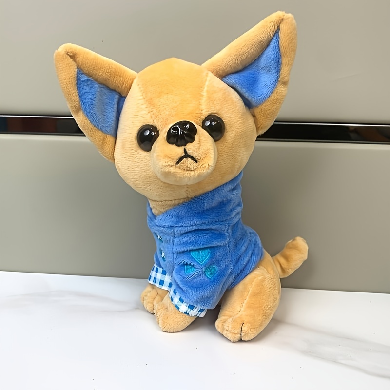 Small Lifelike Chihuahua Stuffed Animal Plush Toy