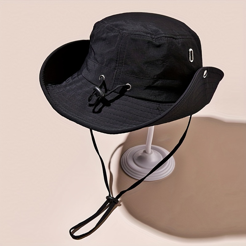 Unisex Sunproof Bucket Hat Wide Brim UV Protection Sun Hat