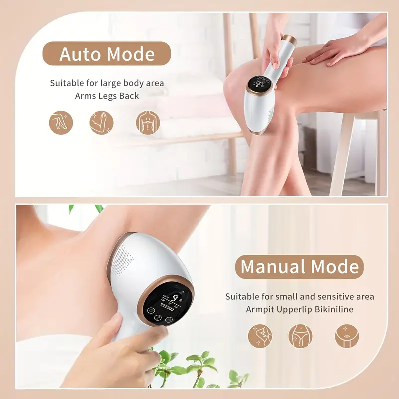 painless ipl hair removal device for women 999900 flashes remove hair on legs armpits back arms face bikini line at home treatment details 0