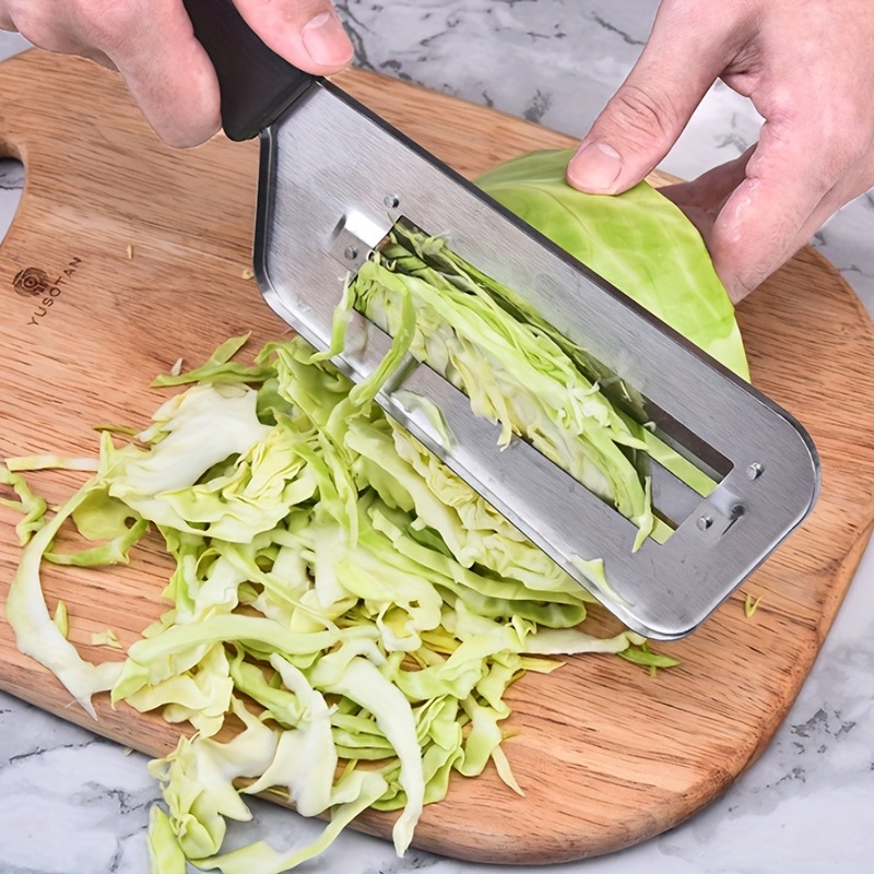 Vegetable Slicer Double Blade Slicing Knife Cabbage Shredder - Temu