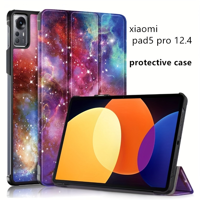 1Pcs Black Protective Case Cover For Xiami Redmi Pad SE 2023 11 inch  Tri-Folding Flip Stand Cover For Redmi Red Mi Pad SE Tablet Auto Sleep  Cover with TPU Shell