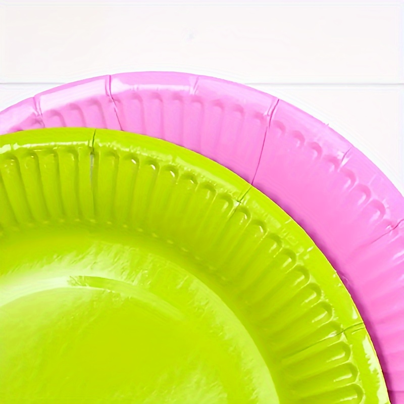 Plain coloured online paper plates