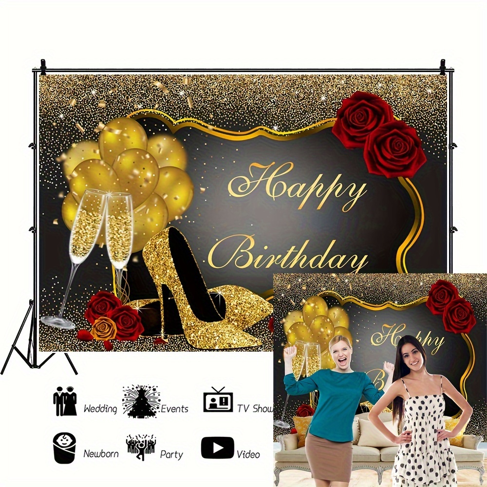 Welcome To Las Vegas Backdrop Fabulous Casino Night Poker Party Movie Themed  Photography Background Gold Luxury Prom Costume Dress-up Birthday Party  Decorations Vinyl - Temu