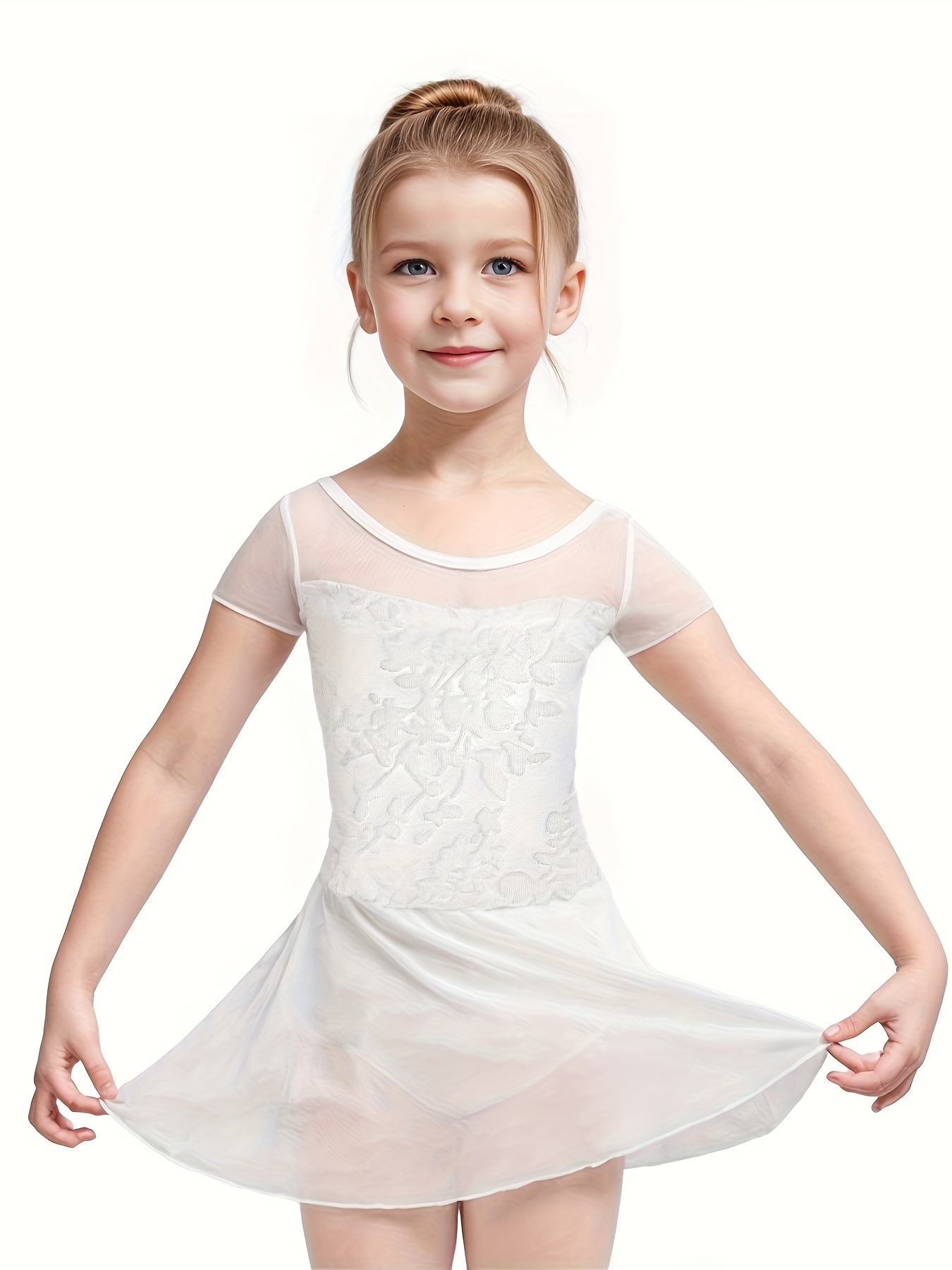 Girls Ballet Princess Graphic Shortie Brief Soft Cotton - Temu