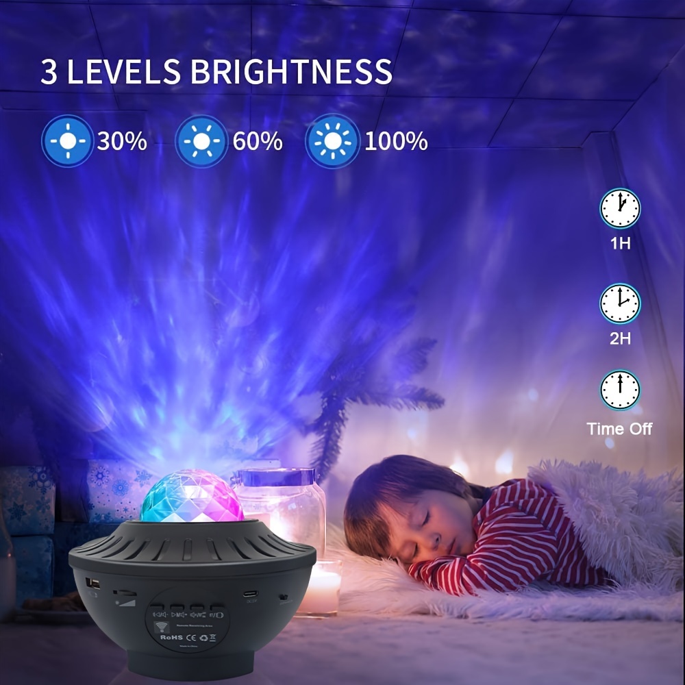 Galaxy Projector Star Night Light With Voice Control
