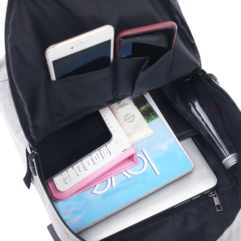 Casual School Bag Nylon Backpack Large Capacity Travel Bag