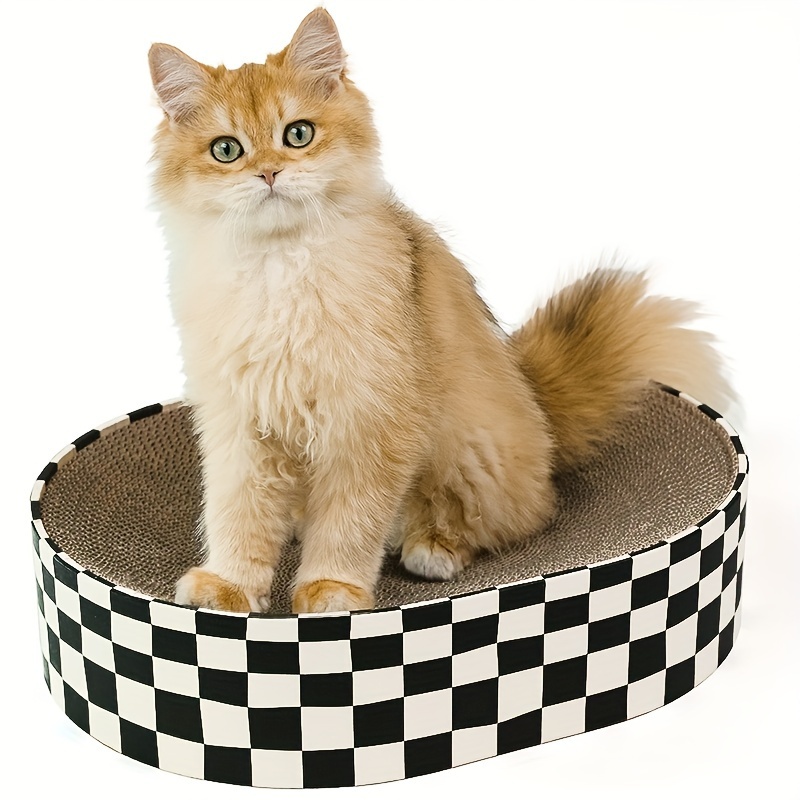 Round Extra-Large Cat Scratching Board Scratcher Pad Lounge for