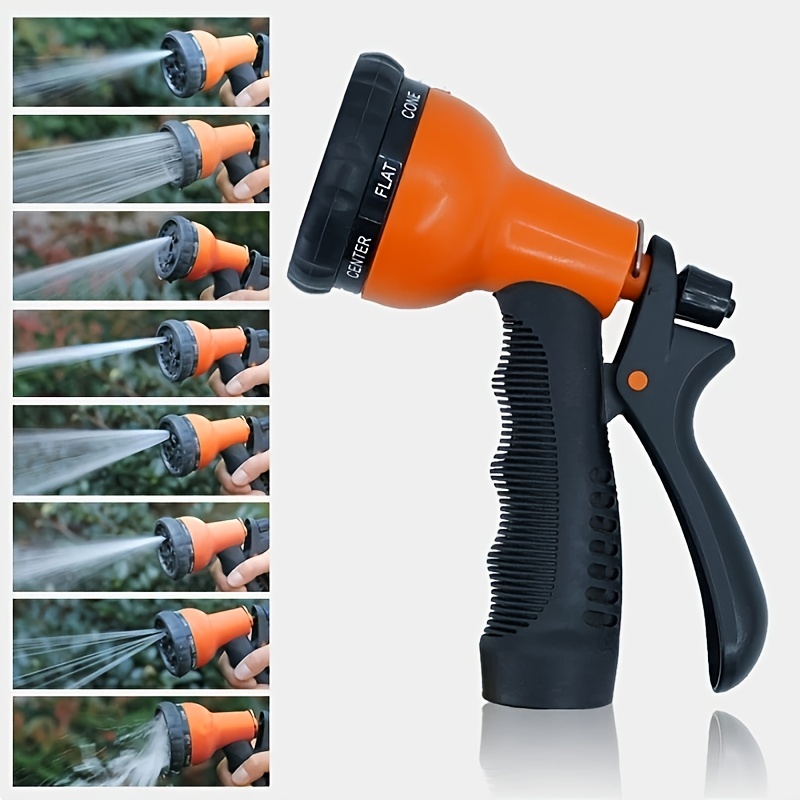 4Pcs Plastic Garden Water Spray Nozzle Hose Connector Set Plant Car Wash  Tool