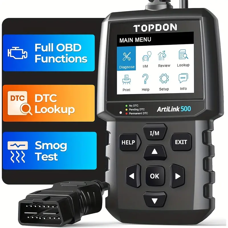 Topdon Al500 Obd2 scanner Auto check engine licht Can - Temu Germany