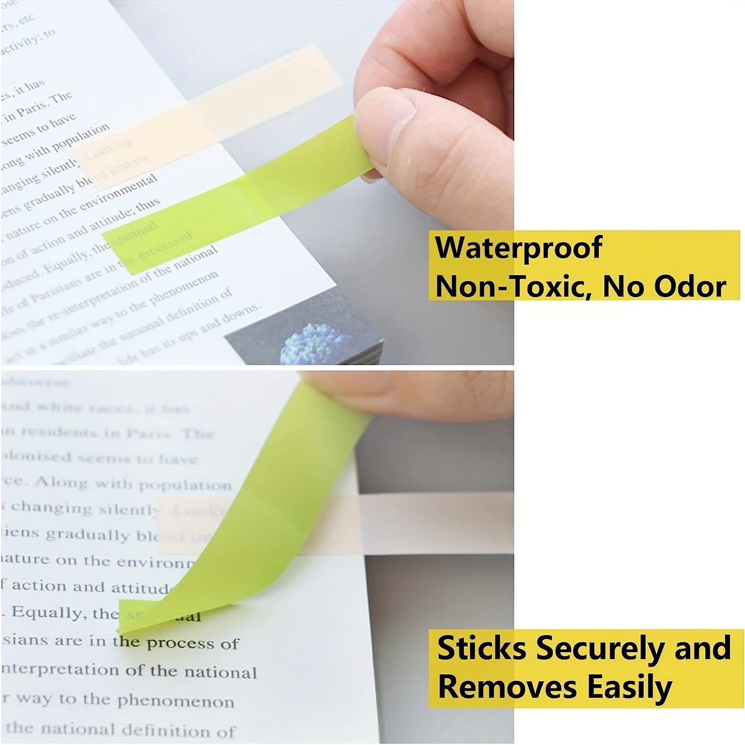 Sticky Book Tabs with Highlighers, 800 PCS Annotation Tabs for