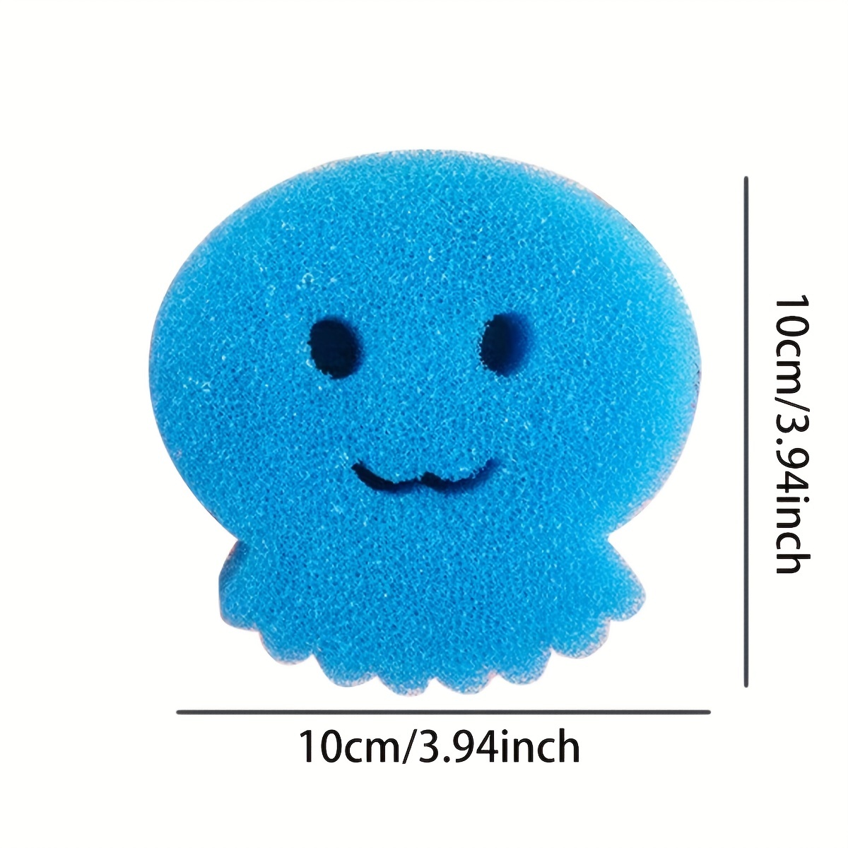 Creative Happy Face Magic Cleaning Brush,sponge Like Loofah Sponge For  Keyboard Cleaning And Dishwashing Cotton Scratch Free - Temu