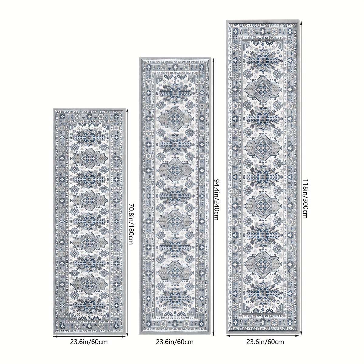 2'x10' Extra Long Runner Rugs, Laundry Room Rug, Oriental Hallway Rug  Runner Kitchen Mat, Soft Non Slip Machine Washable Gothic Halloween Day Of  The Dead Stair Carpet Runner For Hall Living Room