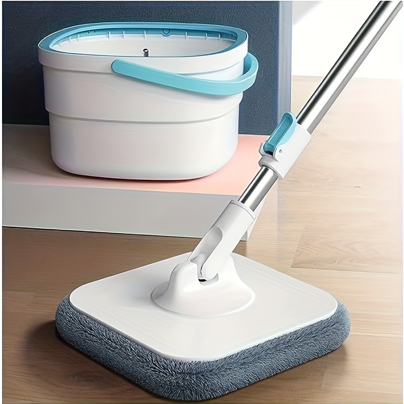 Kitchen Home 360°Flat Floor Mop Bucket Self Cleaning Wet Dry