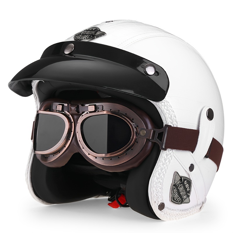 Retro Motorcycle Scorpion Vintage Combination Helmet, Capacete Moto Helmet  Casco 