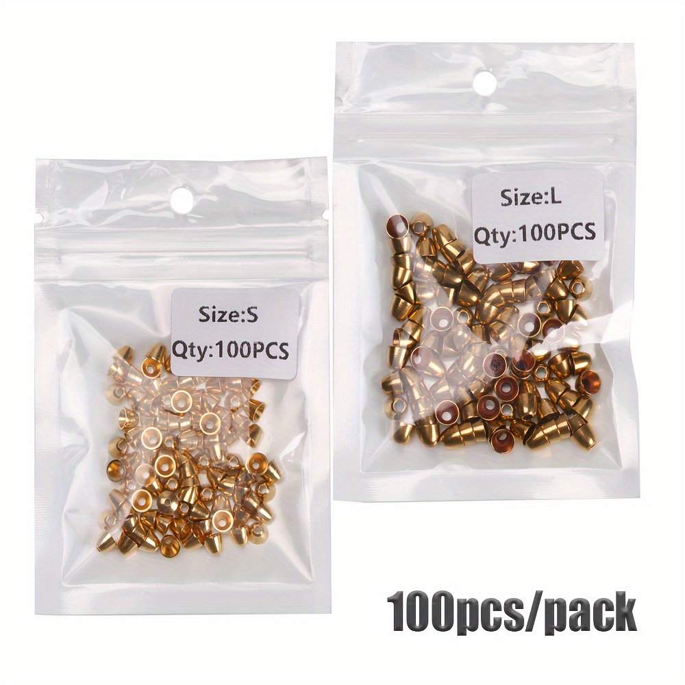 Brass Cone Head Beads Fly Tying Material Tube - Temu