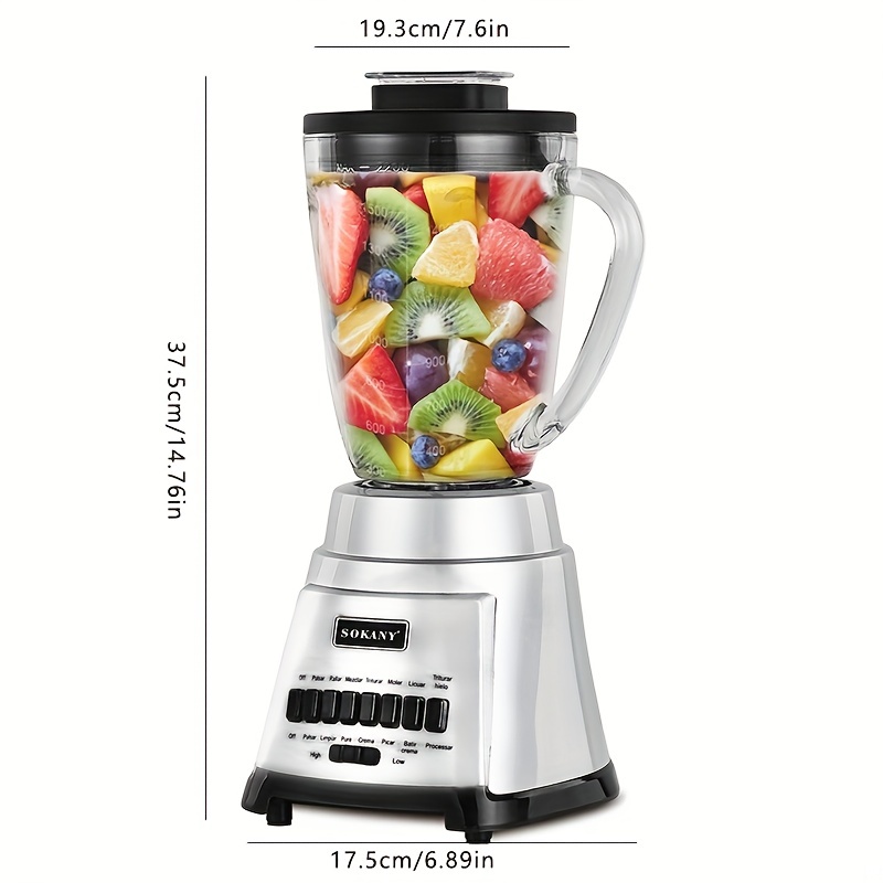 SOKANY Countertop Blender , Smoothie Maker High Speed Ice Blender