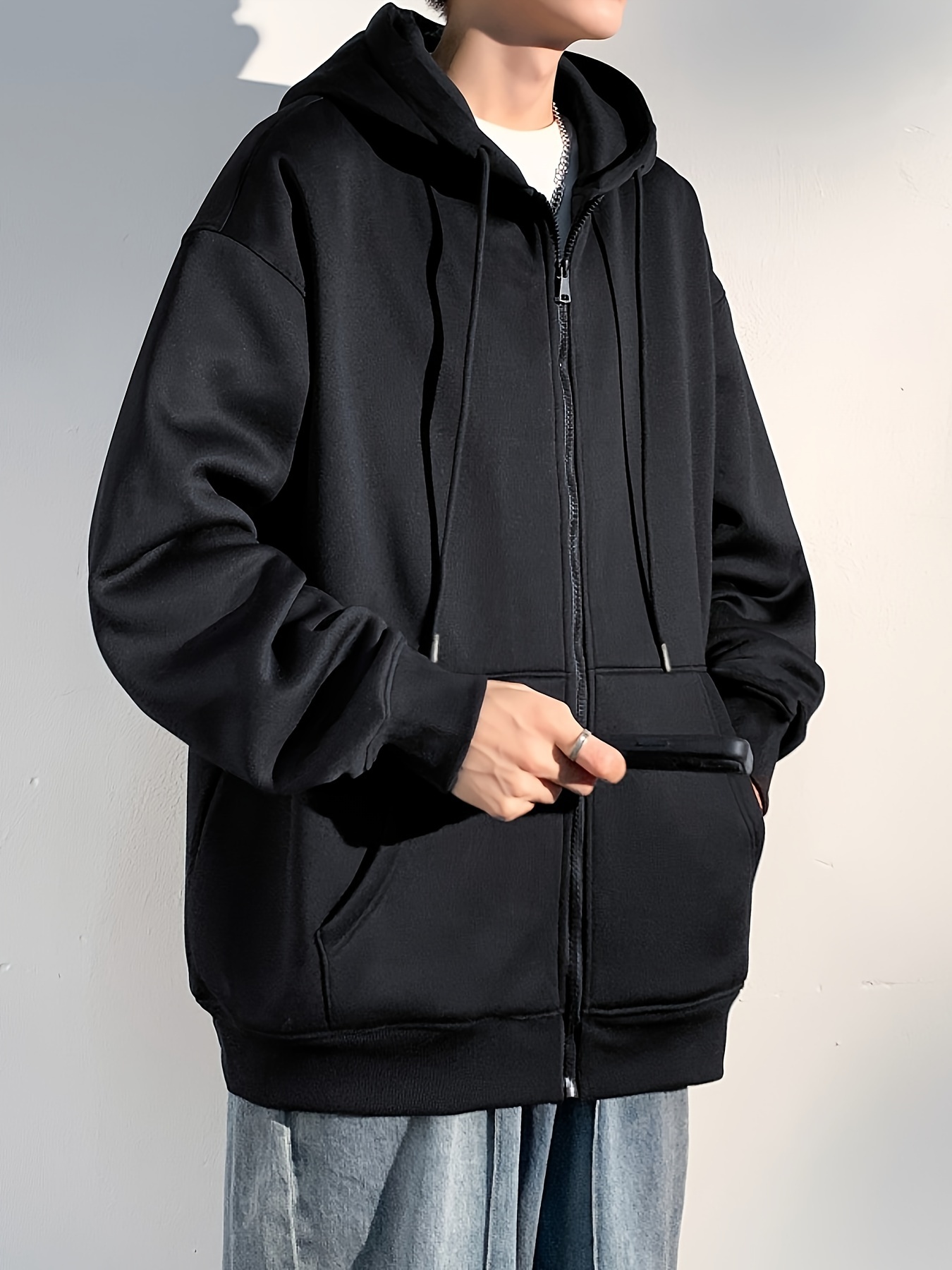 Hooded hoodie online jacket