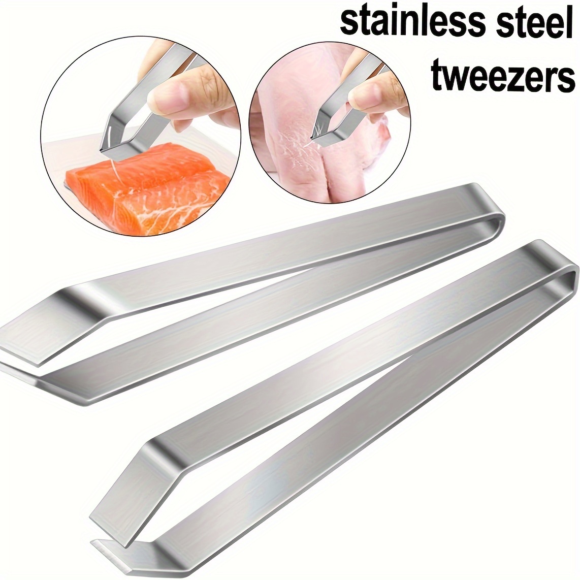 Stainless Steel Fishbone Clip Fish Tweezers Deboning - Temu